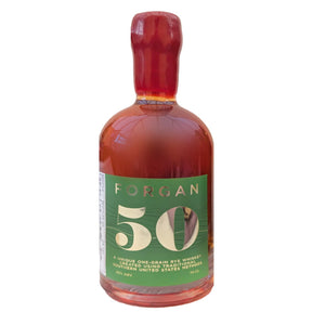 Forgan 50 - One Grain Rye Whiskey 50% ABV - Barrelled for Three and a Half Years